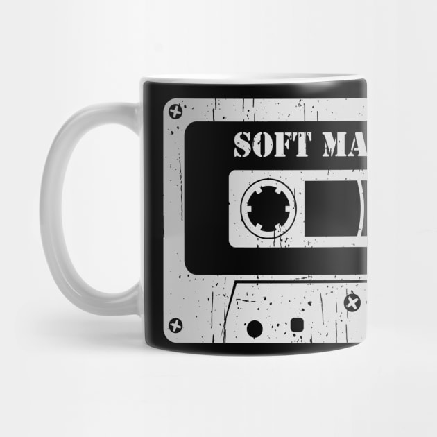 Soft Machine - Vintage Cassette White by FeelgoodShirt